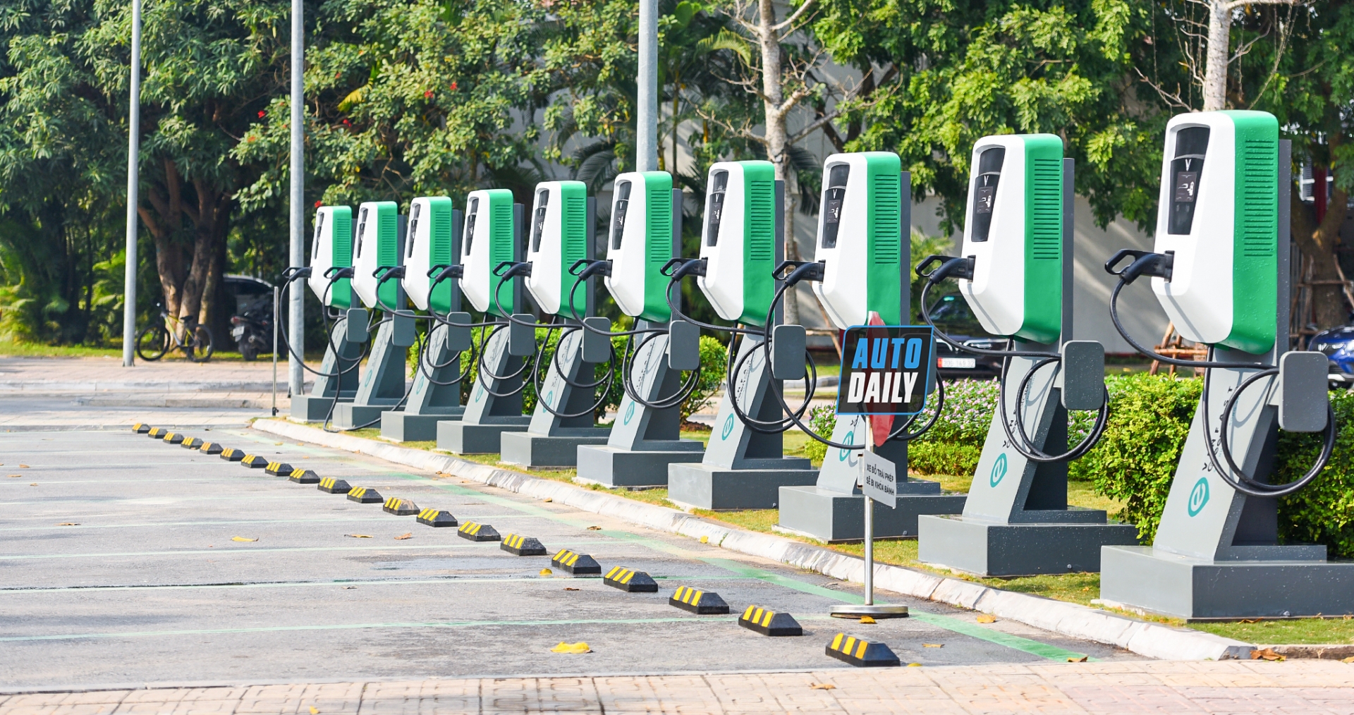 Hệ thống trạm sạc VinFast tại H&agrave; Nội 