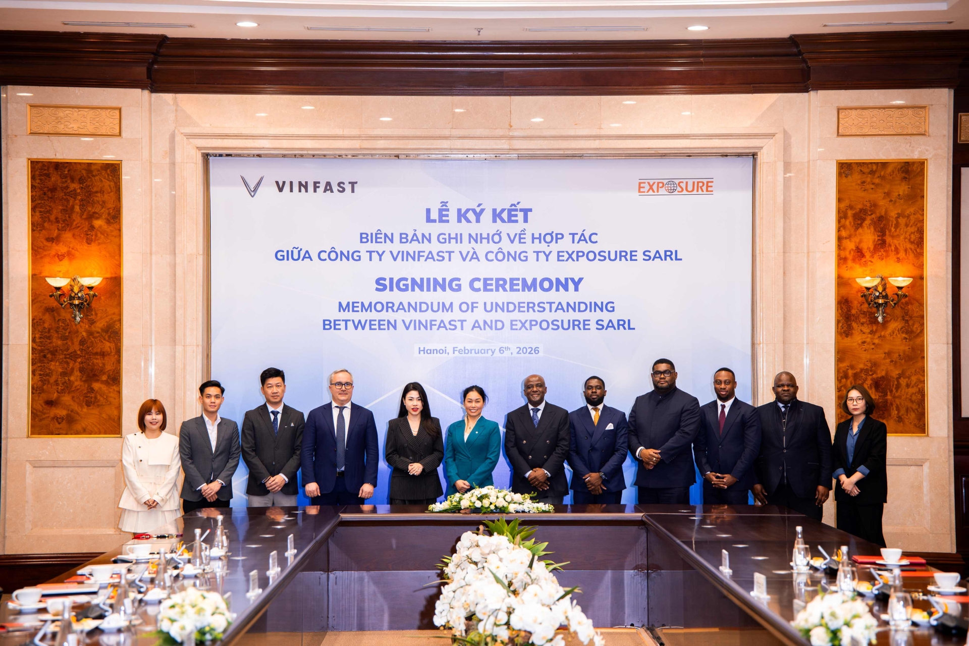 VinFast v&agrave; Exposure Sarl k&yacute; MOU th&uacute;c đẩy vận tải xanh tại CHDC CONGO