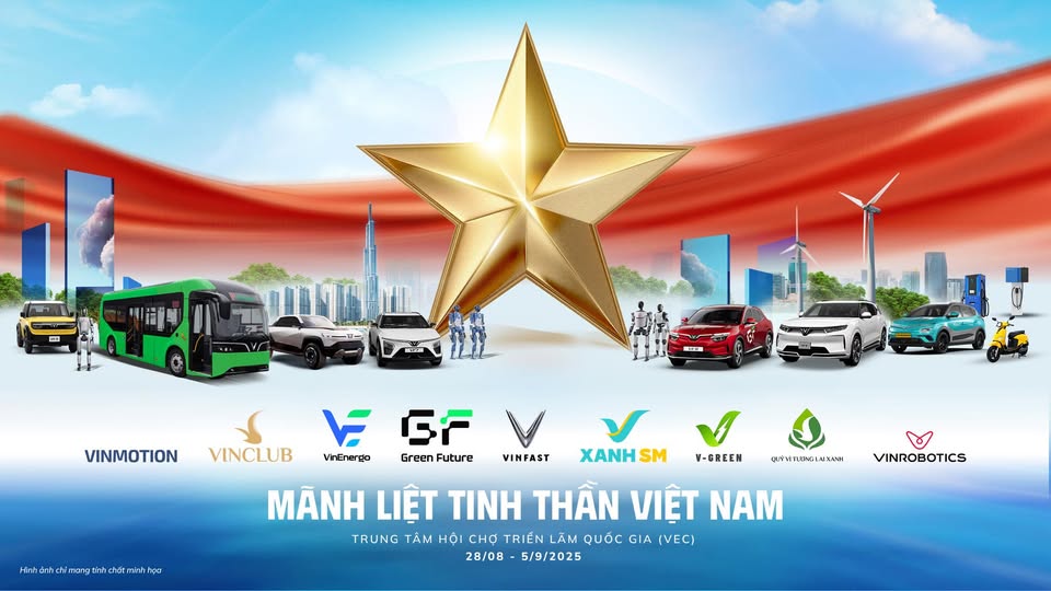 VinFast đồng h&agrave;nh c&ugrave;ng triển l&atilde;m kỉ niệm 80 năm Quốc Kh&aacute;nh 2/9