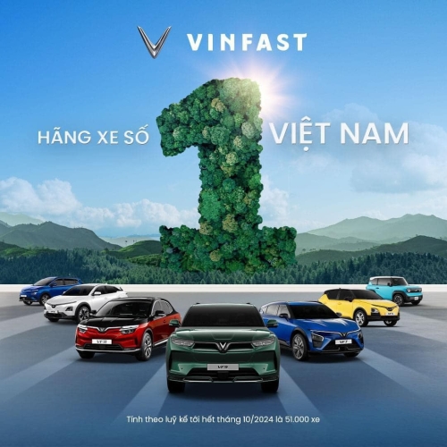 THÔNG CÁO BÁO CHÍ: VINFAST CHIẾM THỊ PHẦN SỐ 1 VIỆT NAM